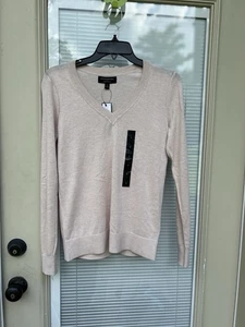 Banana Republic Womens Forever Sweater oatmeal Lightweight Size S - Picture 1 of 4