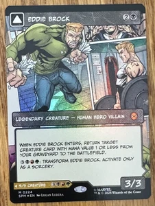 MTG Marvel Spider-Man, Eddie Brock / Venom, Lethal Protector - Borderless Foil - Picture 1 of 2
