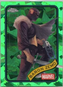 Baron Zemo 2025 Topps Chrome Marvel Sapphire Green Refractor /99 - Bild 1 von 2