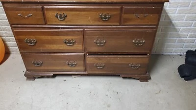 Kling Dresser, genuine solid cherry, maple and mahogany - Image 1 of 3