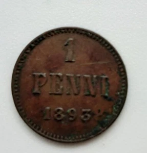 Finland Russia 1 penni 1893 - Picture 1 of 2