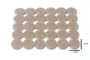 Streifen Von 30 Rund Filzgleiter Selbstklebend 13mm Durchmesser 4mm Dick 1 - Bild 1 von 1