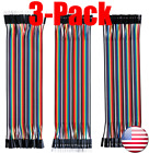 (1X/3X)40 PCS10/20/30CM MM, MF, FF Dupont Wire Jumper Cable Arduino Breadboard