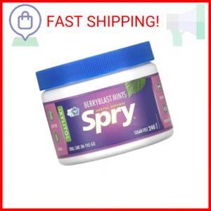 Caramelo Spry Xilitol Berry Blast Mints sin azúcar - Mentas para respirar que promueven oral - Imagen 1 de 2