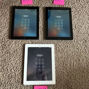 Lot of (3) Apple iPad Model A1396, A1397- As Is For Parts Or Repair - Picture 1 of 23
