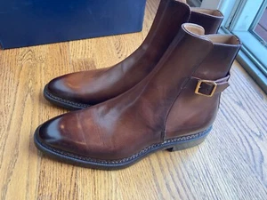 $1950 Ralph Lauren Purple Label leland Chelsea Boots sz 7.5 eu 40.5 - Picture 1 of 11