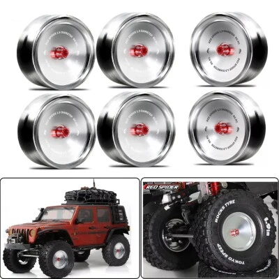 4PCS 1.9" Retro Beadlock Wheel Rim Wheel Hub for 1/10 RC Crawler SCX10 TRX4 D90 - Image 1 of 4