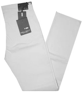 Pantalones Hombre Vaqueros 46 48 50 52 54 56 58 60 Holiday Algodón Strech Blanco - Imagen 1 de 1