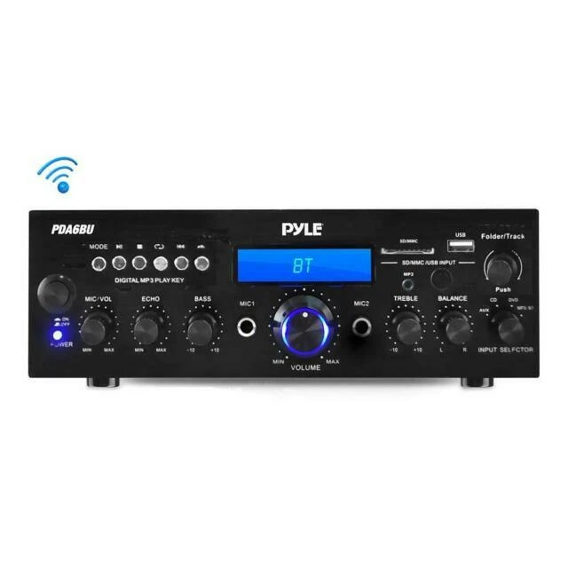 Pyle Bluetooth Home Stereo Amplifier Receiver (PDA6BU.5)