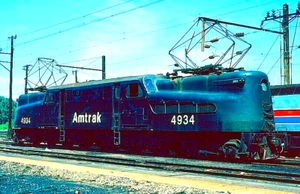 ORIGINAL KODACHROME SLIDE AMTRAK GG-1 #4934 JULY 1980 - Picture 1 of 1
