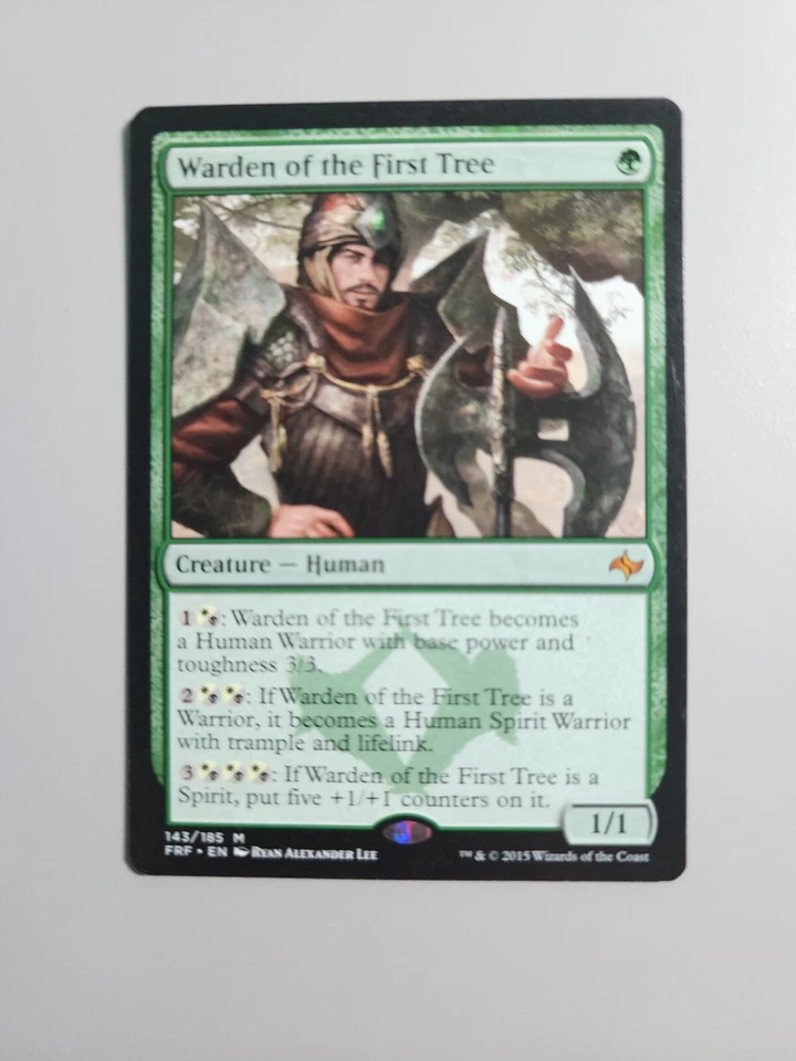 MTG Warden of the First Tree Fate Reforged 143/185 Regular Mythic - Image 1 of 1