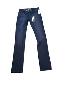 chloe dark wash DL1961 skinny jeans girls size 16 run small  - Picture 1 of 12