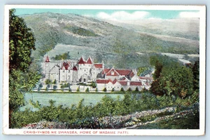 Glyntawe Wales Postcard Craig-Y-Nos Nr. Swansea Home of Madame Patti c1920's - Picture 1 of 2