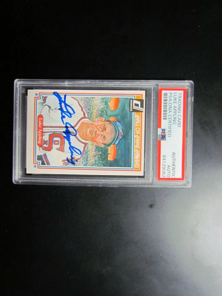 1983 Donruss Luke Appling Signed Baseball Card PSA Certified  - Image 1 of 4