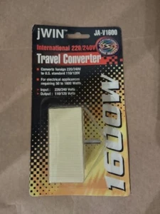 jWIN 1600W International 220/240V AC Travel Converter - Sealed *READ NOTES* - Picture 1 of 10
