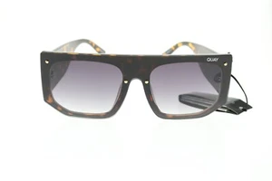 Quay Australia Fully Booked 125 Rare Brown Tortoise Shield Sunglasses - New - Picture 1 of 10