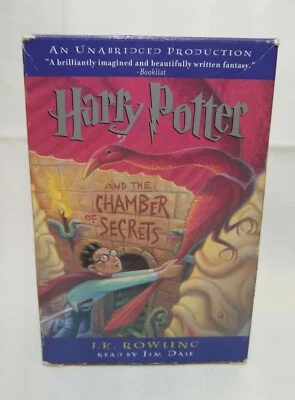 Harry Potter and The Chamber of Secrets Audio Book Set of 6 Cassette Tapes - Image 1 of 3