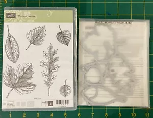 Stampin' Up! Vintage Blätter Broschüren Stempel & Stanzen Set Baumblatt Ahorneiche Herbst - Bild 1 von 6