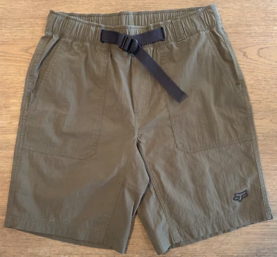Fox Racing Belted Ranger Performance Shorts, Khaki, Men's Size M-32 in, NWOT - Image 1 of 4