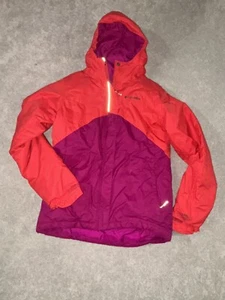 columbia crash out coat snow ski coat large red Pink purple EUC - Picture 1 of 8