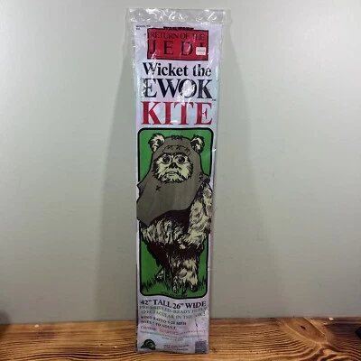 Cometa de colección Star Wars Wicket the Ewok 1983 NOS 55" Spectra Star sellada Foto 1 de 4