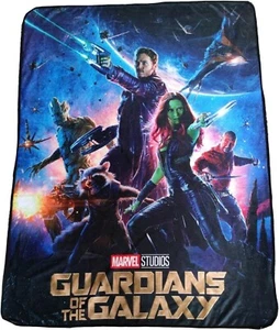 Marvel Guardians of the Galaxy "Poster" Soft Plush Fleece Throw Blanket 60"x 45" - Picture 1 of 2