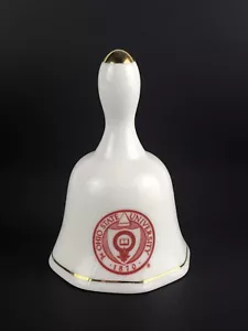 Campana de porcelana vintage colectiva de cerámica de 4" Buckeyes de la Universidad Estatal de Ohio - Imagen 1 de 8