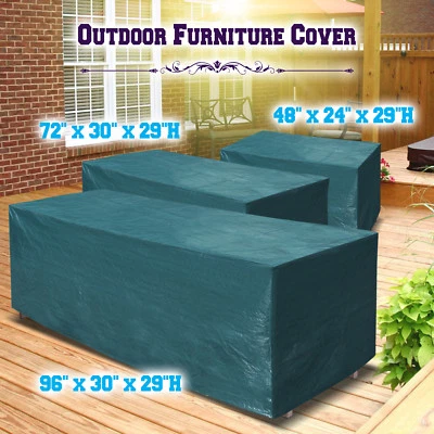 Patio Garden Outdoor Furniture Winter Cover Rectangular Table/Chair Waterproof - Image 1 of 4