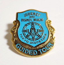 Tokyo DisneySea Guide Tour Pin JOURNEY INTO DISNEY MAGIC MICKEY MOUSE LIGHT BLUE