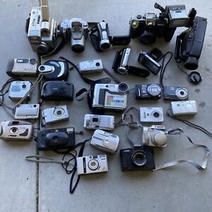 Wholesale Lot-25 Consumer Electronics Camera Video Camcorders (UNTESTED)