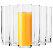 Krosno Longdrink Glasses for Water Juice Beverage | Set 6 | 200 ml | Dishwasher