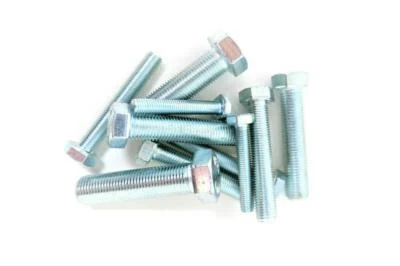 NUTS N BOLTS® UNF SET SCREWS FULLY THREADED HEXAGON BOLTS ZINC PLATED, 1/4,5/16,3/8,7/16,1/2"
