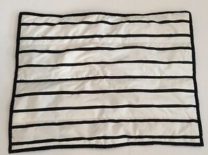 POTTERY BARN TEEN BLACK & WHITE Striped Standard Pillow Sham NWOT