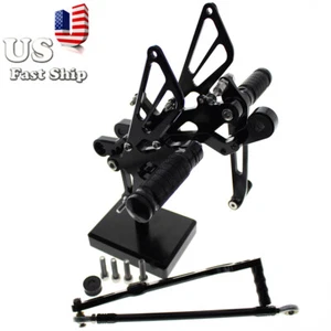 Footrest Footpegs Rear Sets for YZF R6 2006 2007 2008 2009 2010 2012 2012-2016 - Bild 1 von 22