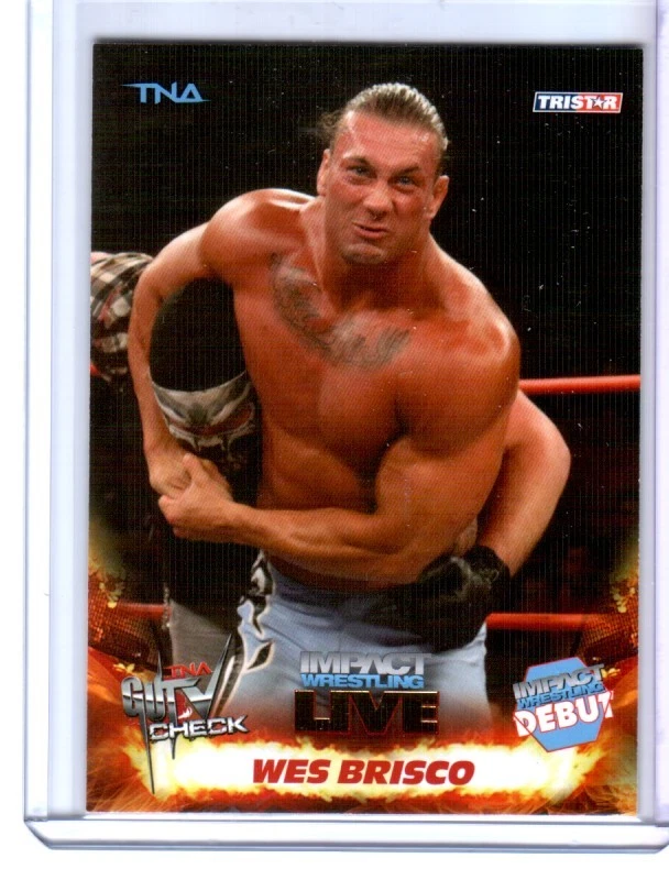 TNA Wes Brisco #82 2013 Impact Wrestling LIVE GOLD Parallel Card SN 22 of 50 - Image 1 of 1