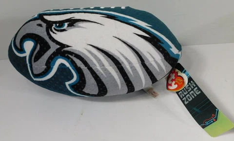 Philladelphia Eagles Ty Beanie BallZ 12" Authentic NFL LICENSED Plush Football Cover