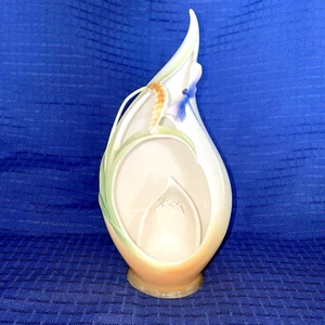 FRANZ DRAGONFLY 3-D CANDLE HOLDER N.I.B. MINT FZ00316 - Picture 1 of 11