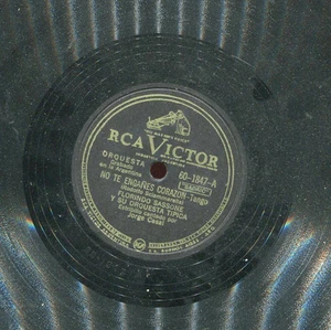 Disco TANGO FLORINDO SASSONE - NO TE ENGAÑES CORAZÓN / EL DIVORCIO - 78 - Imagen 1 de 2