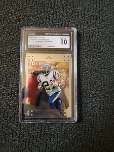 2007 Topps Chrome Football LaDainian Tomlinson #LT-11 CGC 10 GS395 - Picture 1 of 2