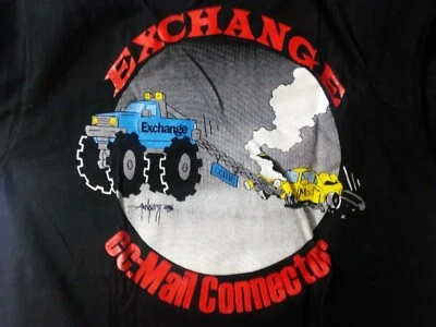 1998 Microsoft Exchange cc:Mail Connector Launch T-shirt (Black, New-unused, L) - Image 1 of 4