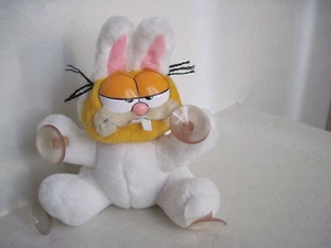 1978 1981 Vintage Dakin GARFIELD EASTER BUNNY Plush 9" Stuffed Animal - Picture 1 of 4