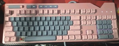 Asus ROG Strix Pink Flare LTD XA01 Mechanical Gaming Keyboard Pink Grey RGB RARE - Image 1 of 2