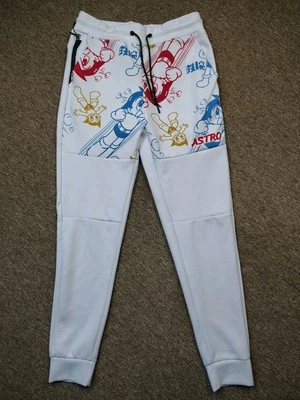 LOTE 29 ASTRO BOY Pantalones de chándal para hombre Medianos Blancos Bolsillos con cremallera Tetzuka Foto 1 de 4