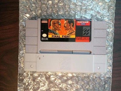 Final Fight - Super Nintendo SNES Game Cartridge - Authentic 1991 Capcom - Image 1 of 4