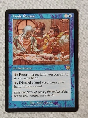 NM Trade Routes Mercadian Masques Mtg Magic the Gathering - Image 1 of 2