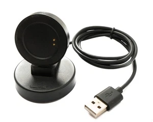 USB 2.0 Cable 95 CM Charging Dock for Realme Watch T1 Smart Watch IN Black - Zdjęcie 1 z 4