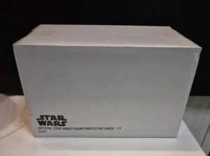 New Sealed OfficialStarWarsFigure ProtectiveCases (SETof10)87010 6"w x 9"h x 2"d - Picture 1 of 8
