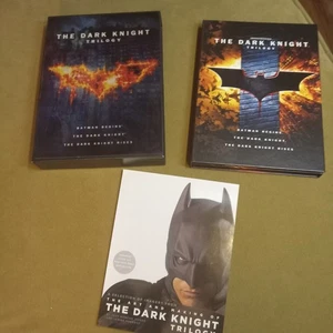 The Dark Knight Trilogy DVD Movie Set Batman 1-3 DC Comics 2012 Pre Owned - Picture 1 of 10