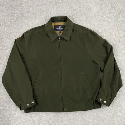 Куртка мужская Newport Harbor Bomber большая обычный покрой зеленая Grandpa Classic 90-е - Изображение 1 из 4