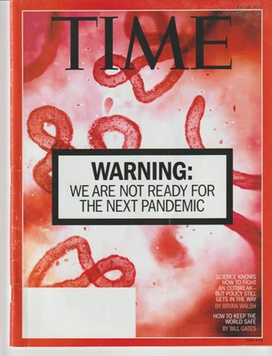 Time Magazine May 15, 2017 Warning We Are Not Ready for the Next Pandemic - Image 1 of 3